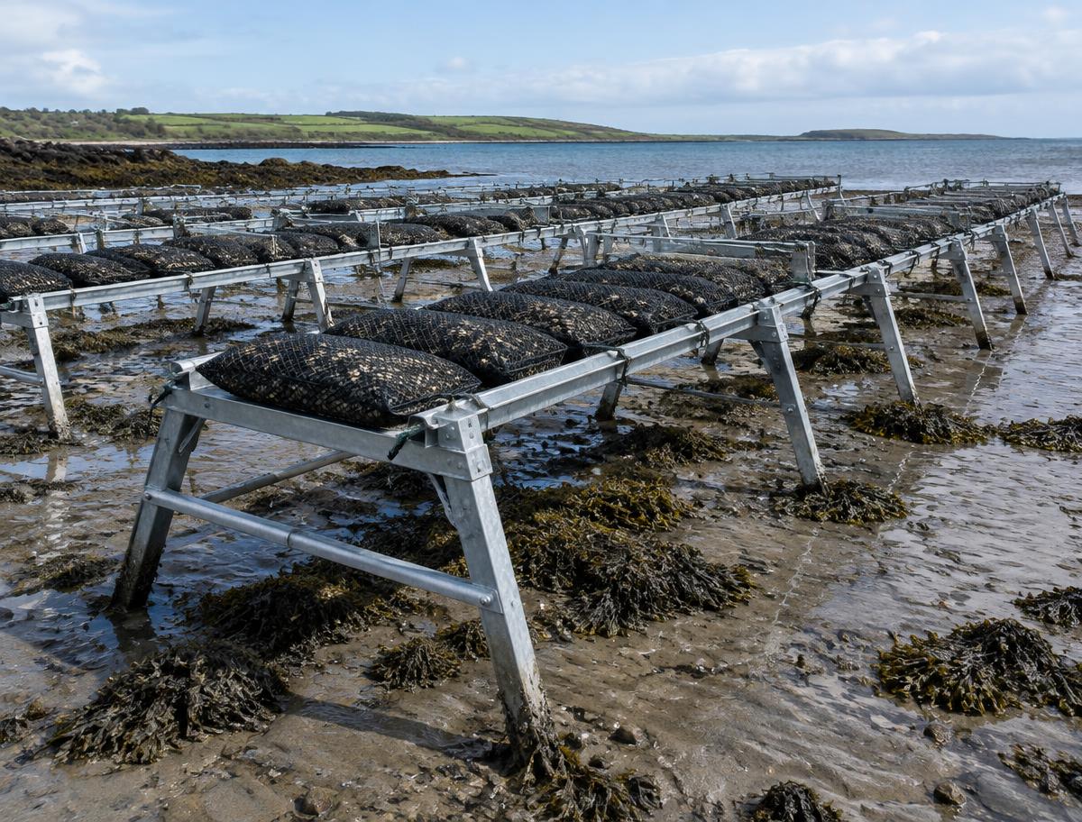 Illustrative image of oyster trestles